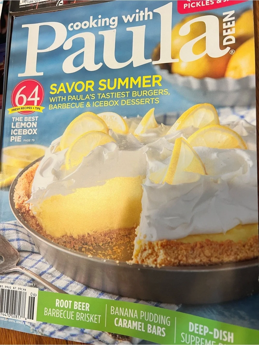 Paula Deen magazine collection lot of 6 recipes